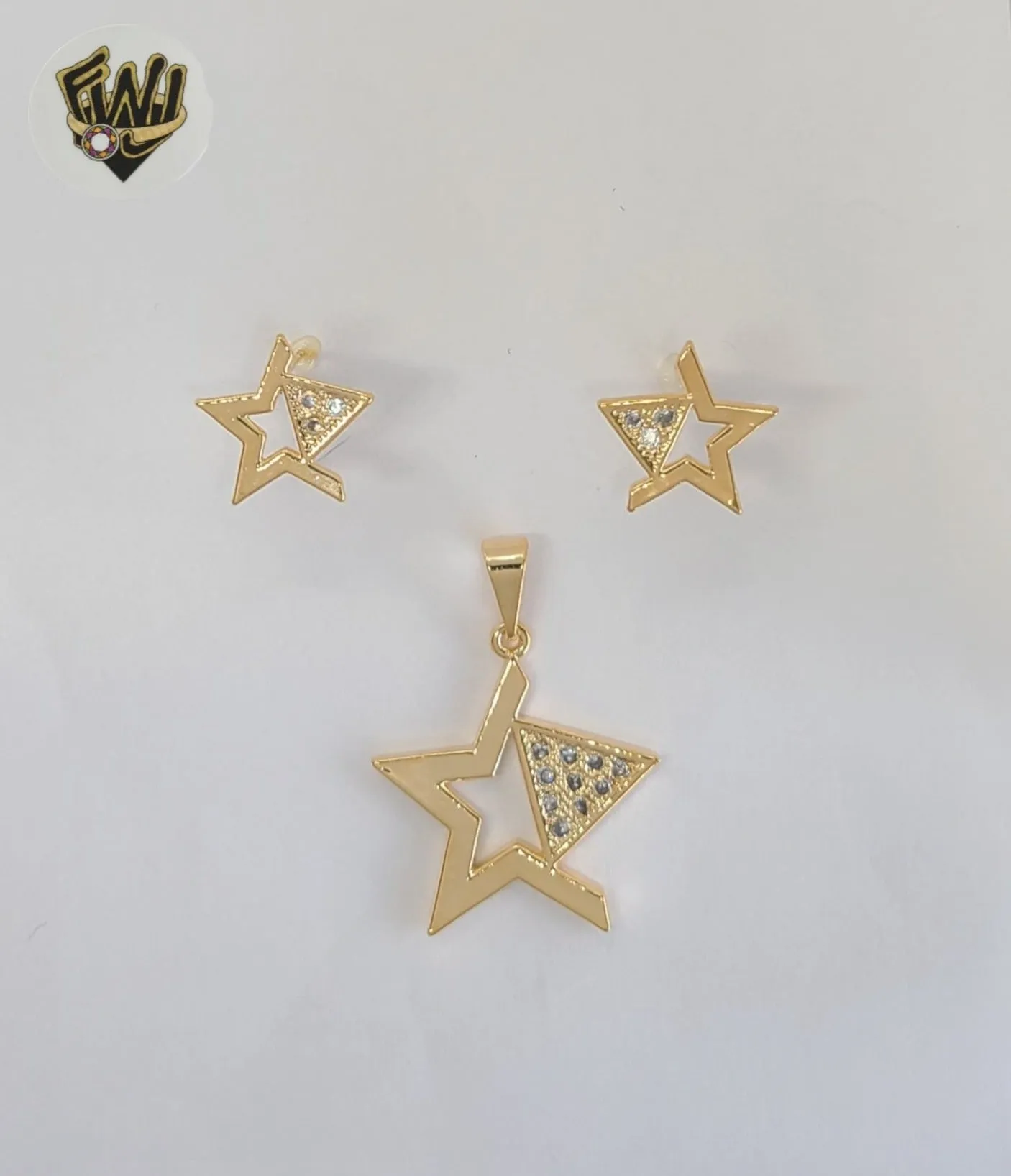 (1-6052-1) Gold Laminate - Zircon Star Set - BGF