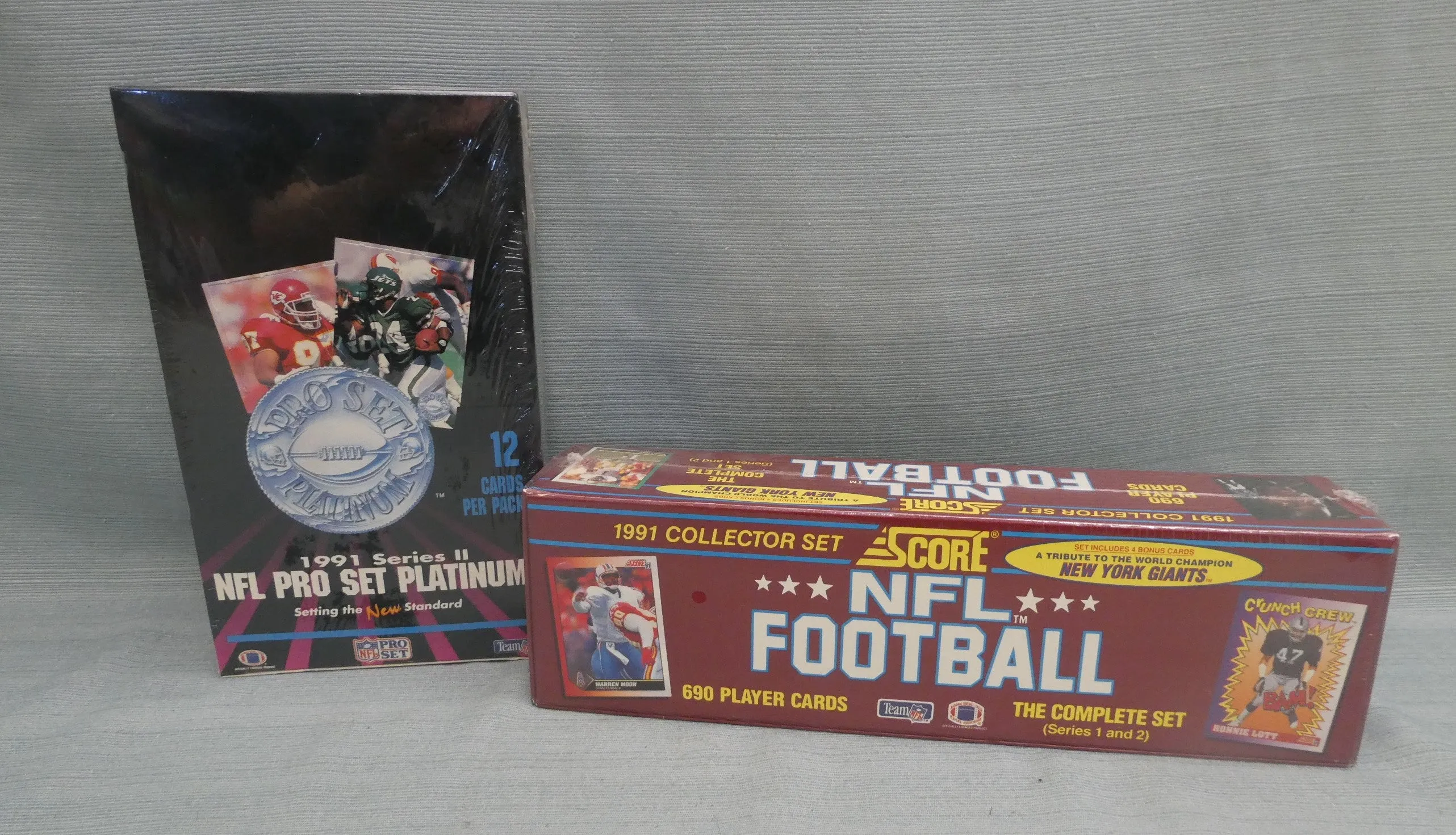 1991 NFL Collector Card Sets - 2 Sets, Factory Sealed