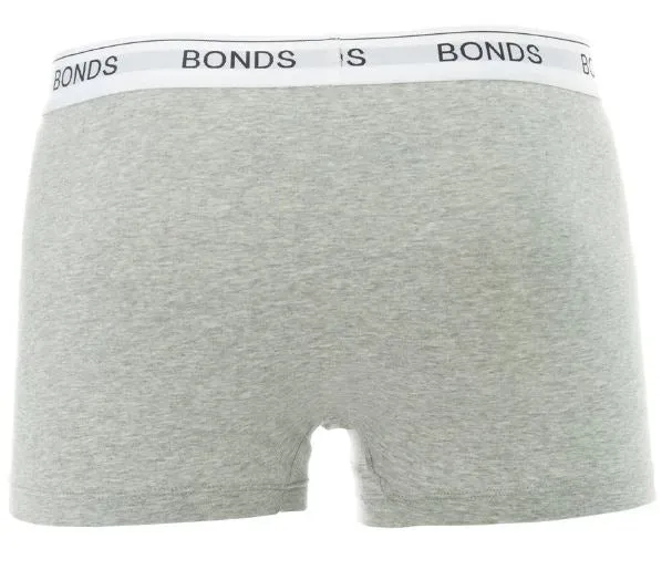 6 x Mens Bonds Guyfront Trunks Underwear Undies Grey Marle