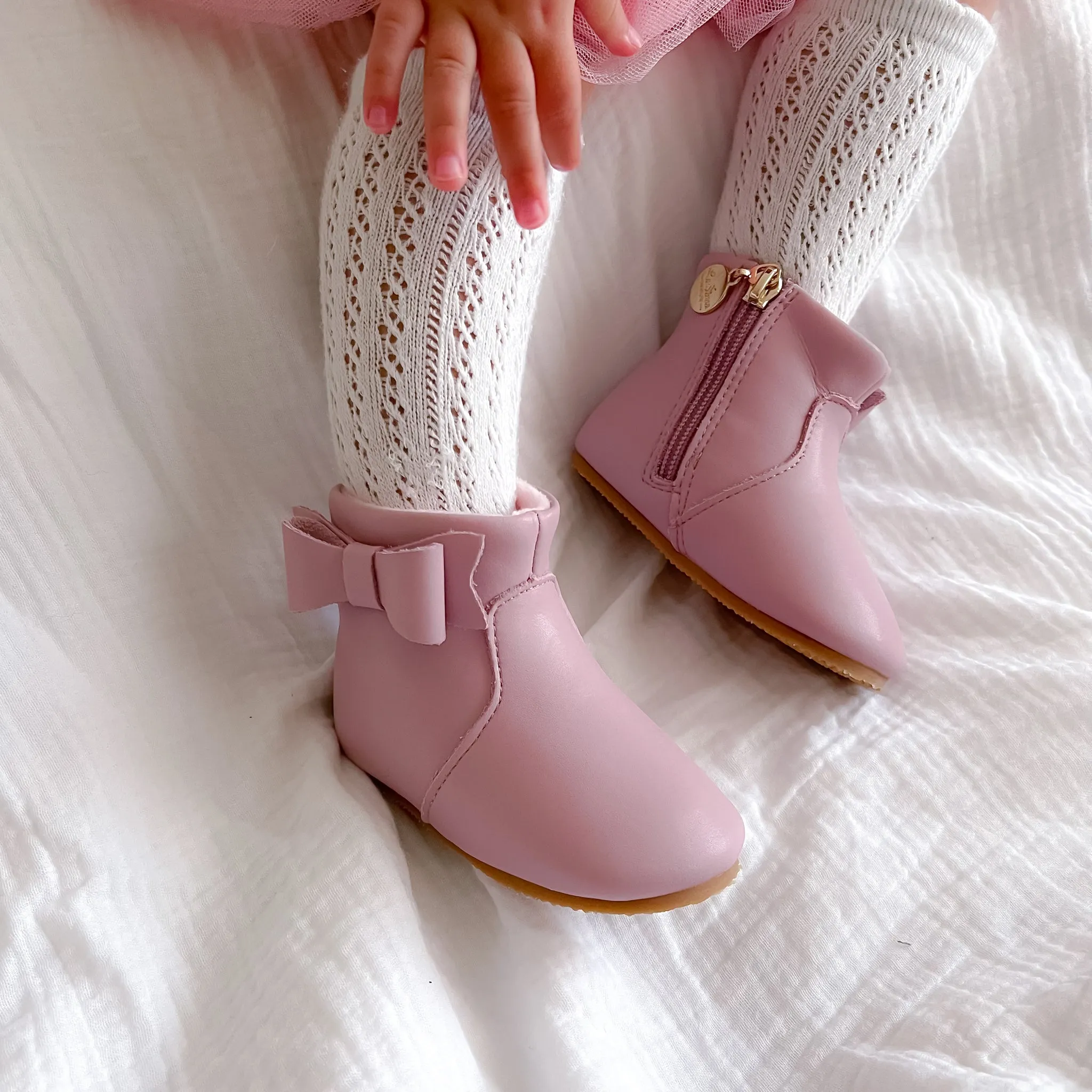 Ankle Boots - Lavender Rose