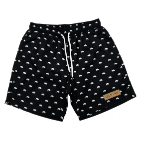 Black BFLO Men's Swim Trunks