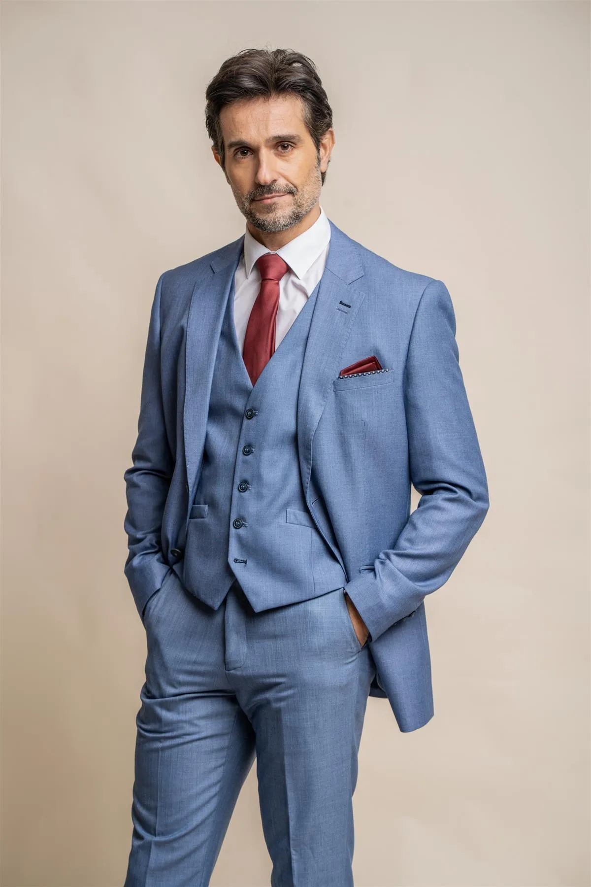 Blue Jay Short Three Piece Suit