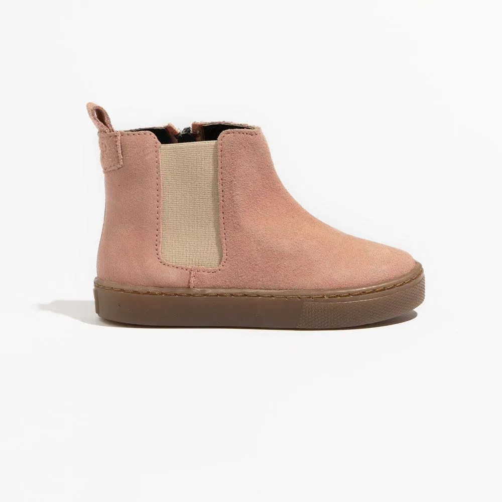 Blush Suede Chelsea Boot Sneaker