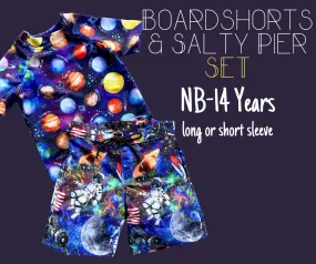 Boardshorts   Salty Pier Rashguard SET