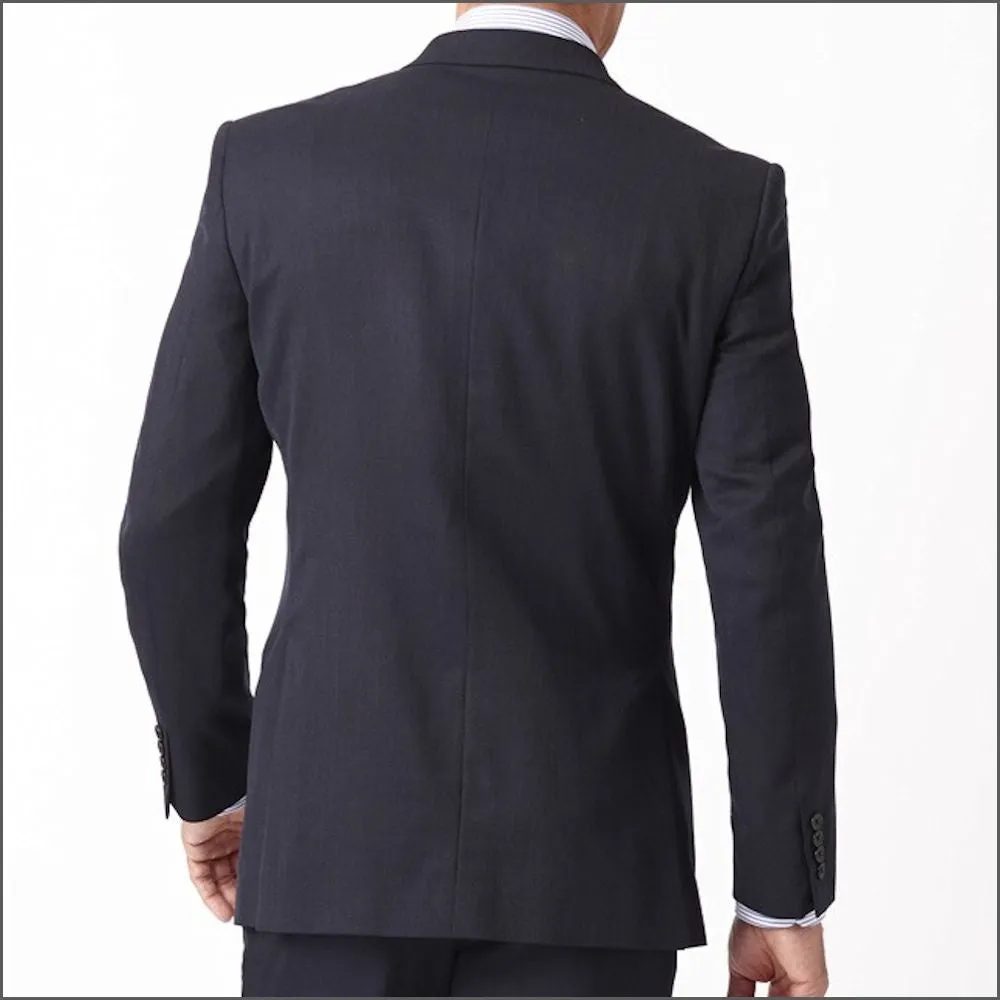 Brook Taverner Dawlish Navy Birdseye Super 110's Suit<><>