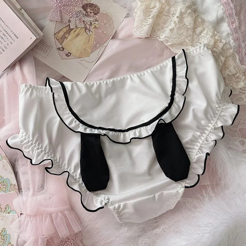 Bunny Ears Lace Ruffle Panties AD210003