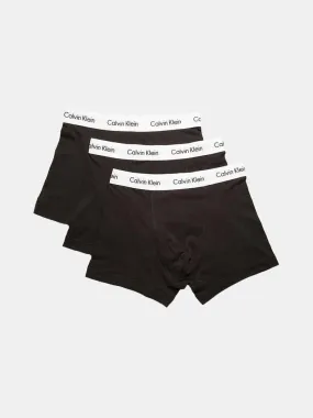 Calvin Klein Cotton Stretch Trunks - Black