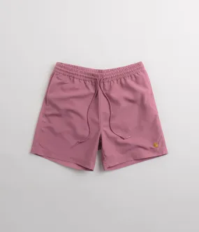 Carhartt Chase Swim Trunks - Magenta / Gold