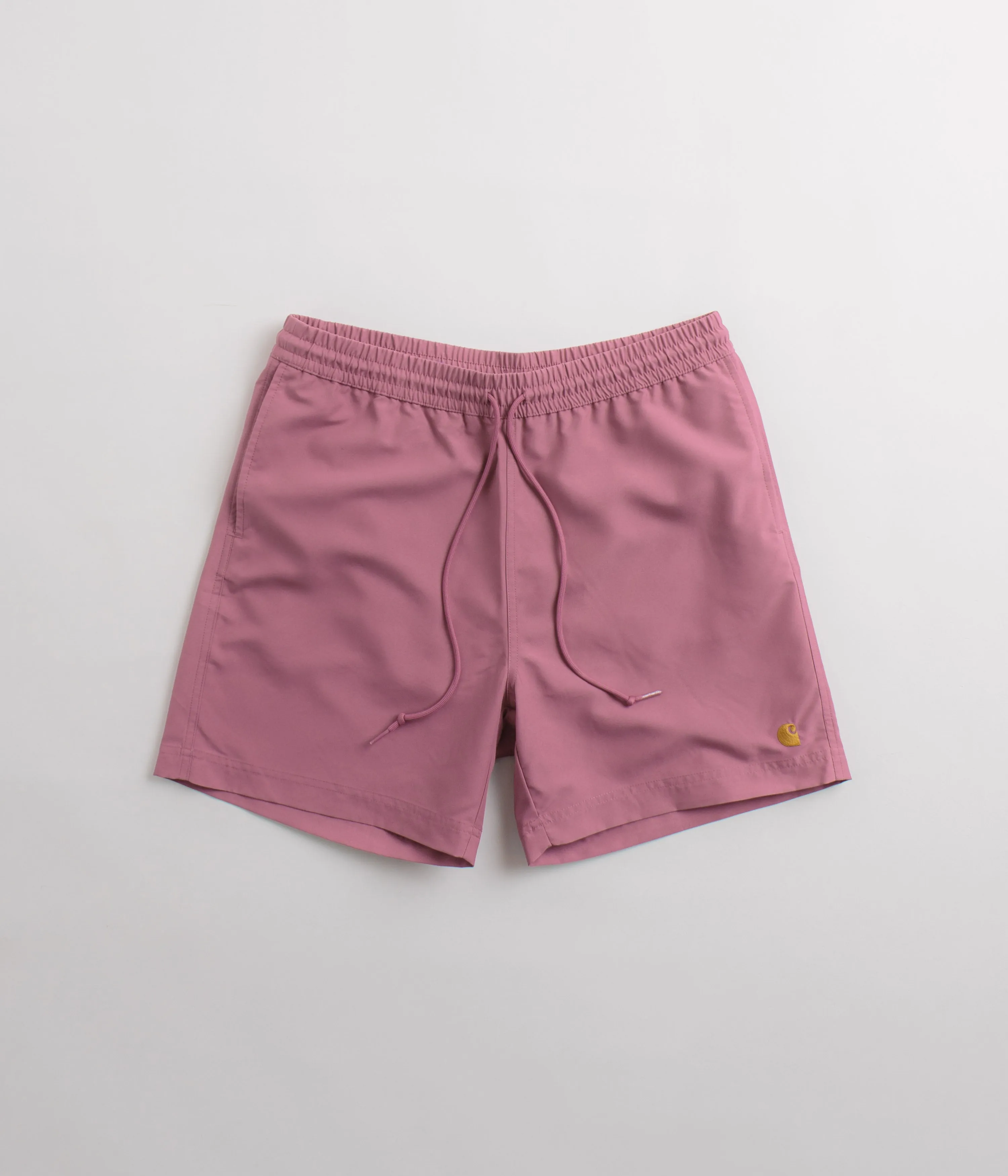 Carhartt Chase Swim Trunks - Magenta / Gold