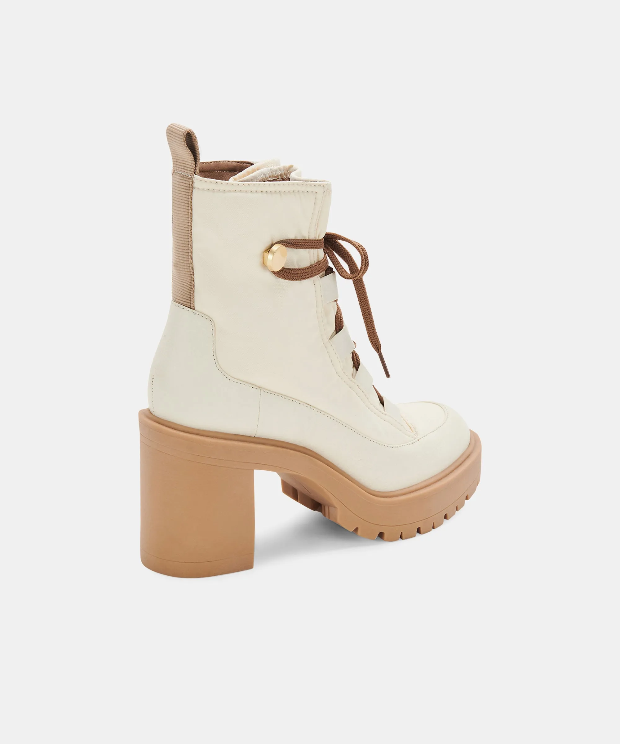 CELIDA BOOTS OFF WHITE NYLON - re:vita