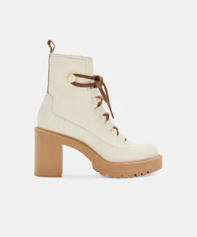 CELIDA BOOTS OFF WHITE NYLON - re:vita