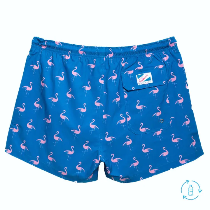 Classic Swim Trunks (Crazy Flamingo)