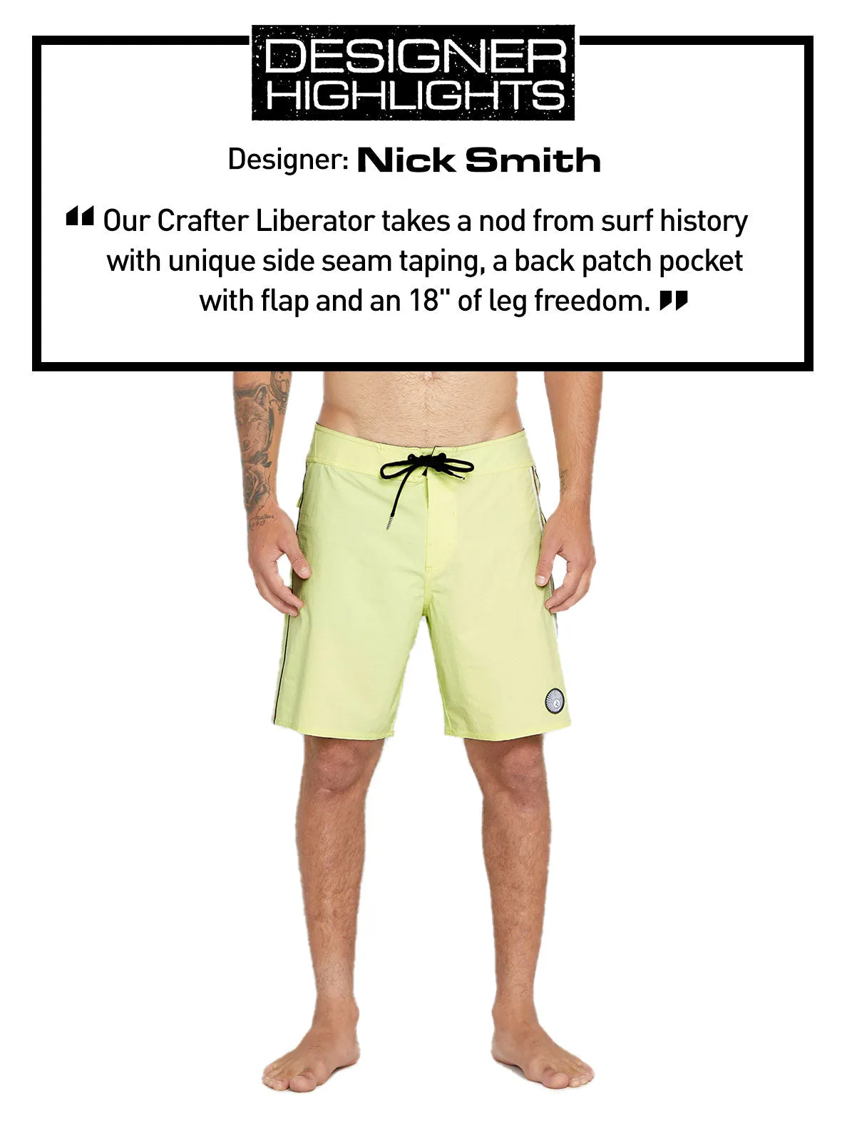 Crafter Liberators Trunks - Shadow Lime