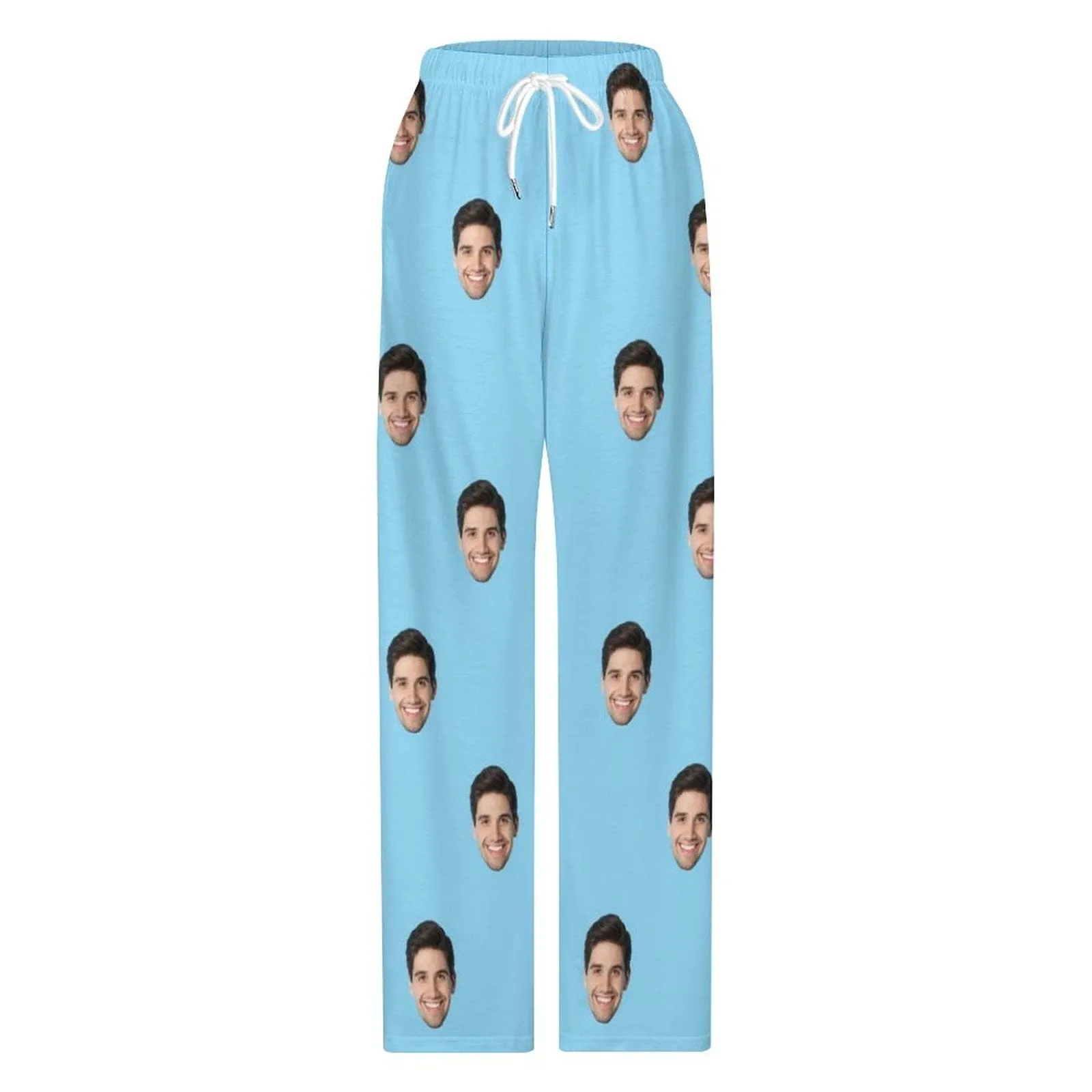 Custom Face Long Pajama Pants and Pet Dog Bandana