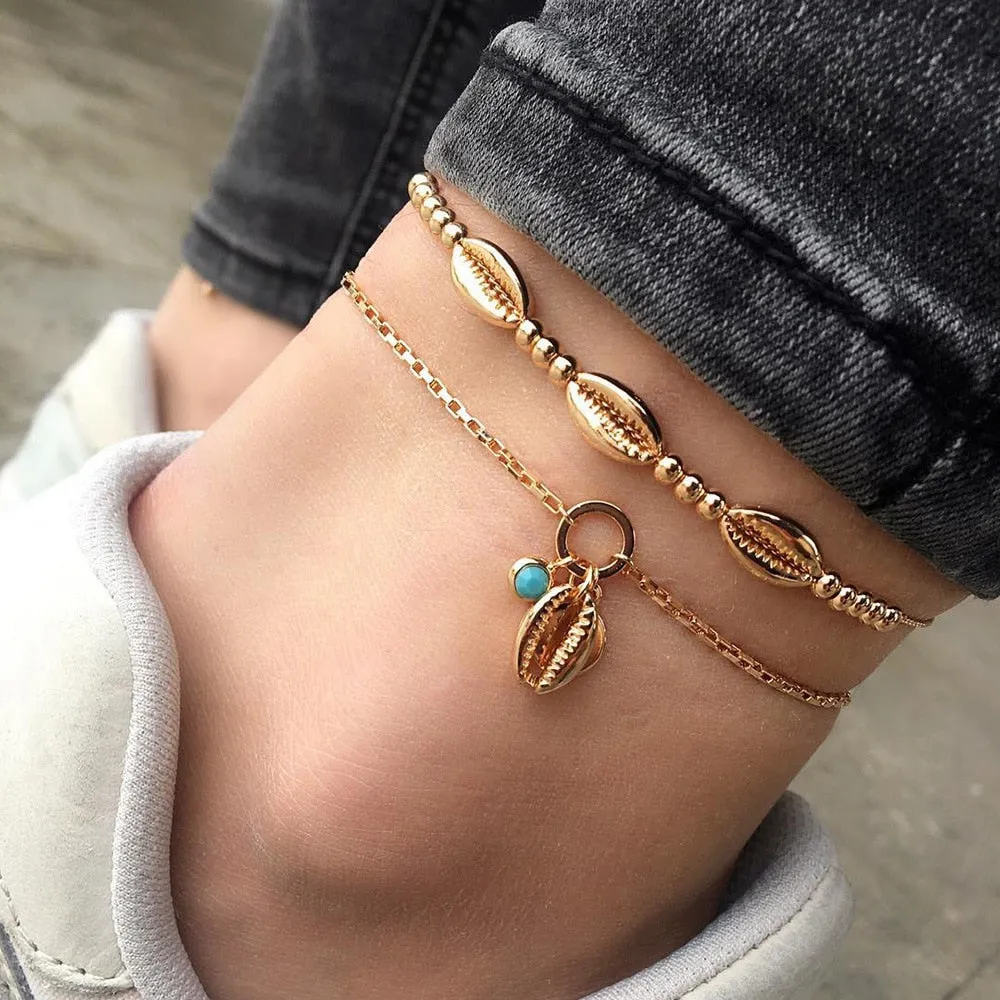 Cute Boho Anklet Sets