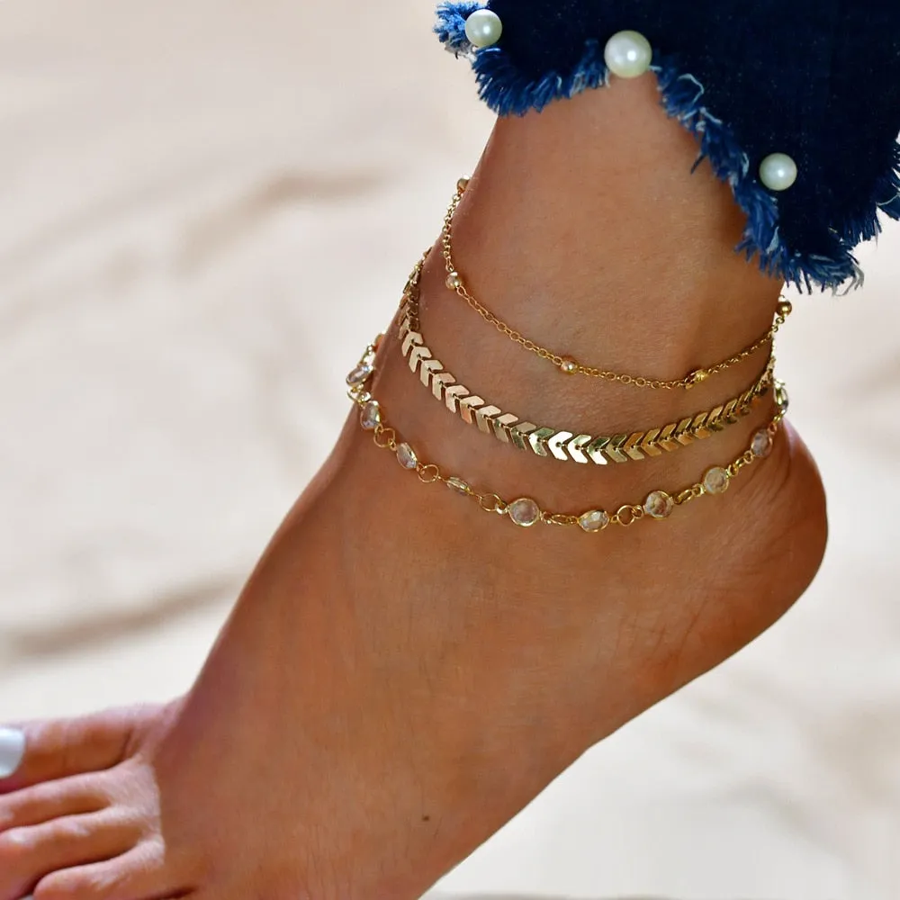 Cute Boho Anklet Sets