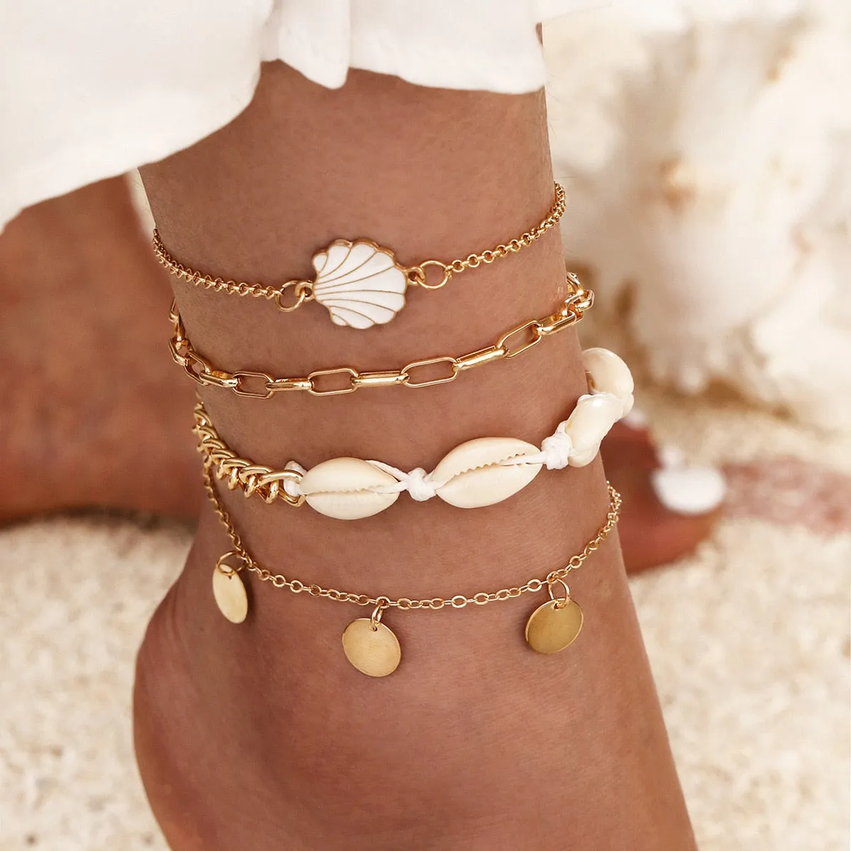 Cute Boho Anklet Sets