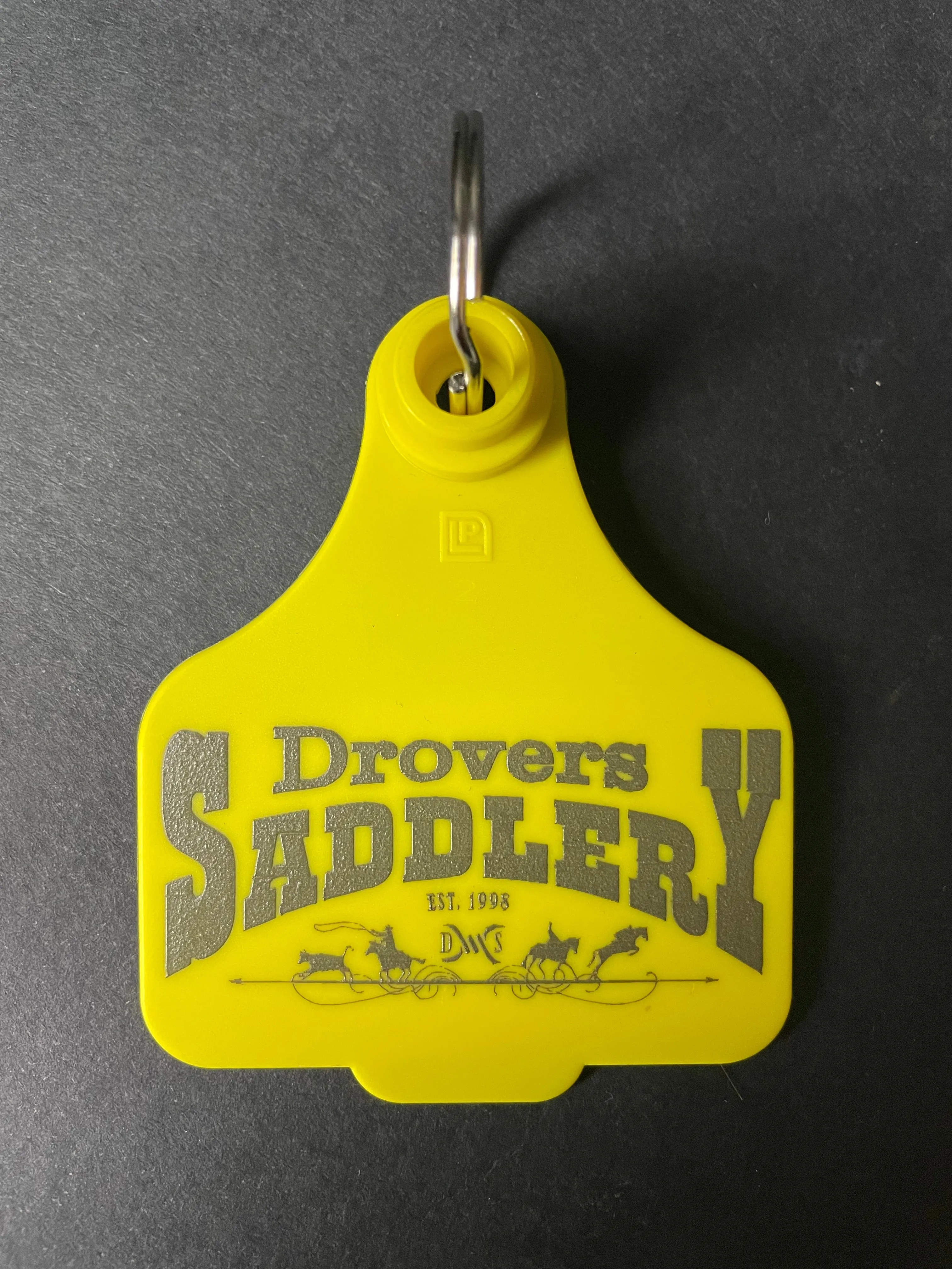 Drovers Saddlery Cattle Tag Keyring