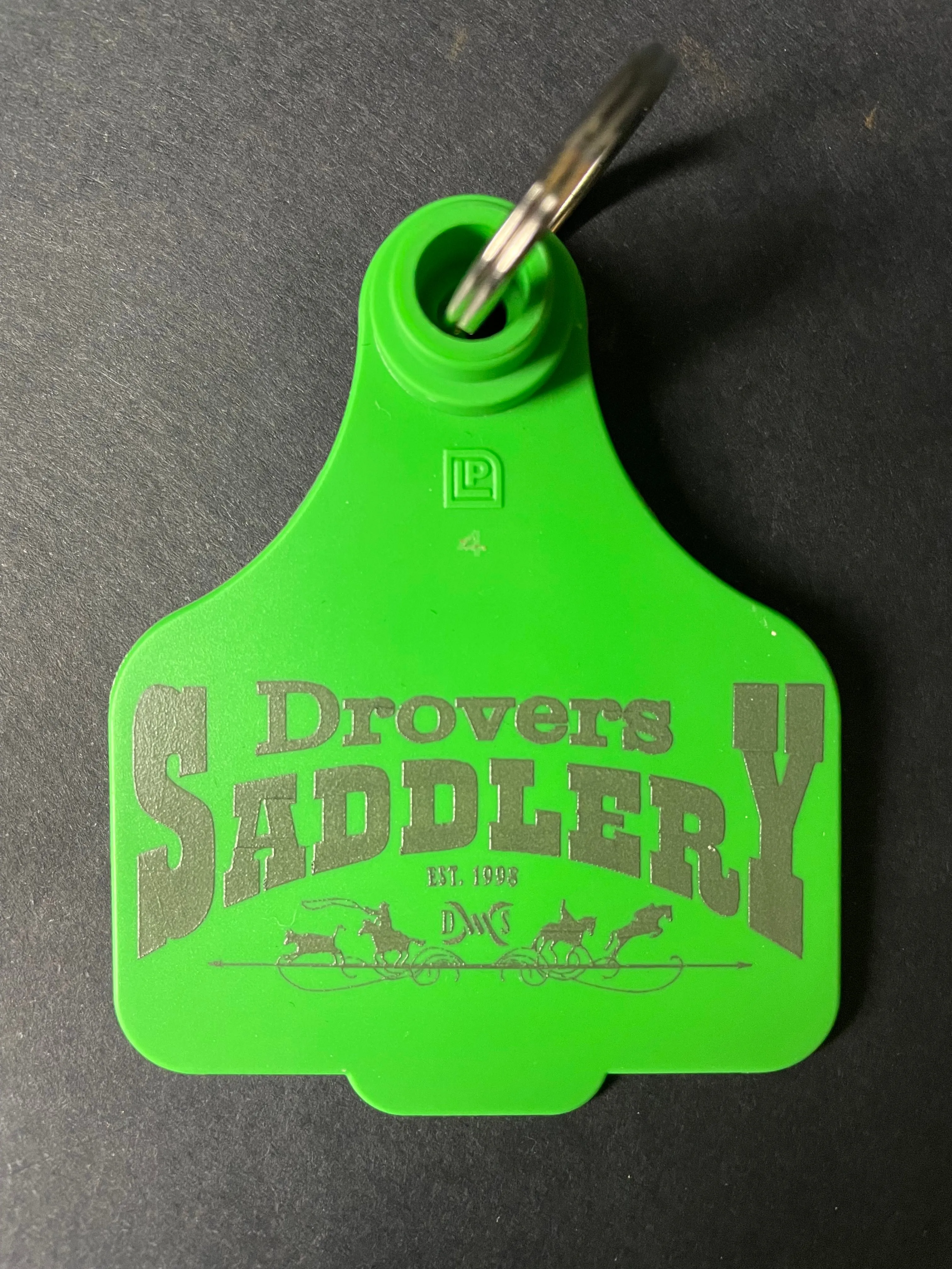 Drovers Saddlery Cattle Tag Keyring