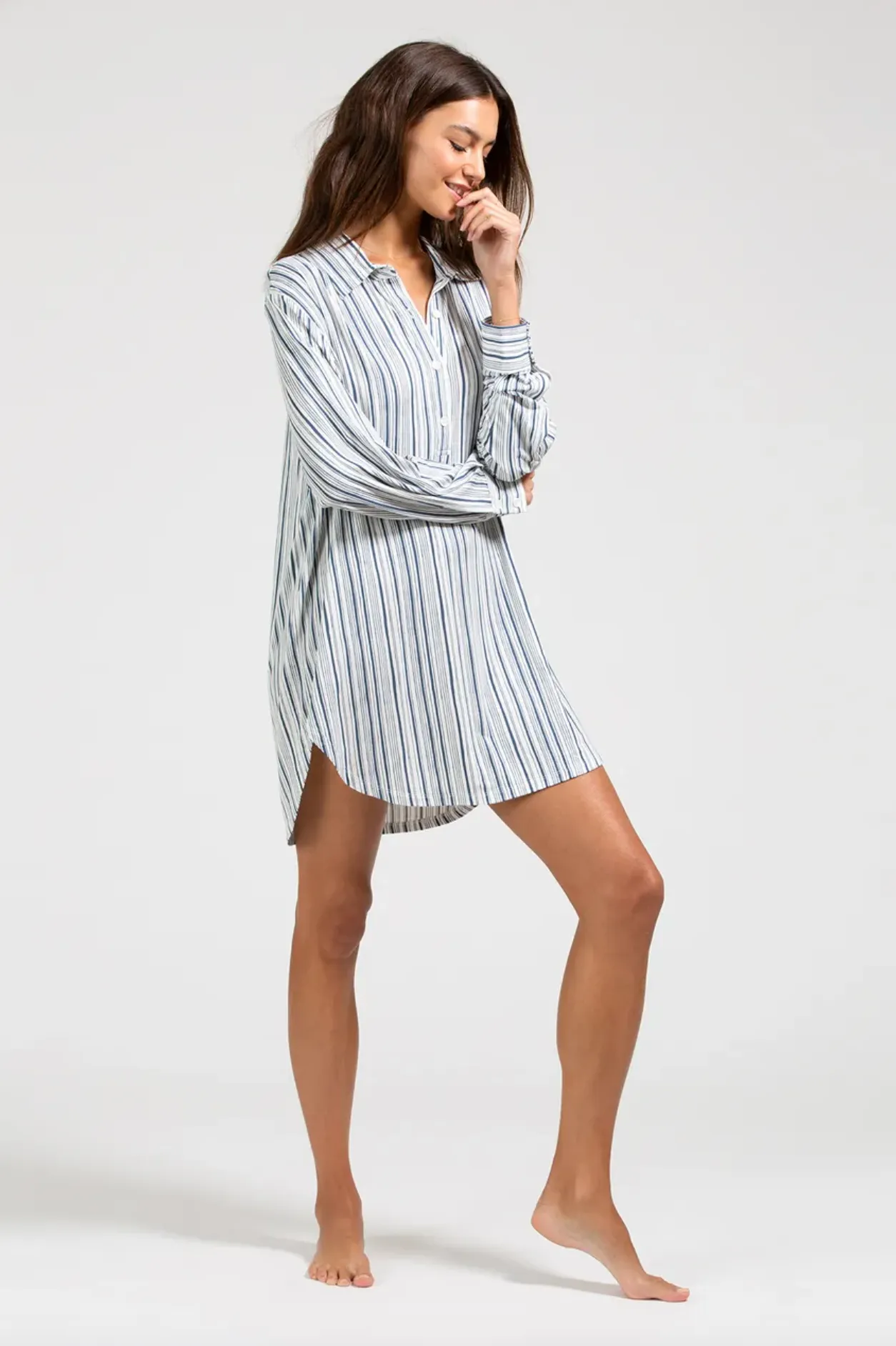 Eberjey | Gisele Printed Boyfriend Sleepshirt