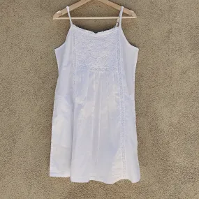 Embroidered Bib Chemise