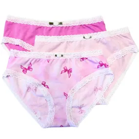 Esme 3pc Panty Set - Ribbon Bows