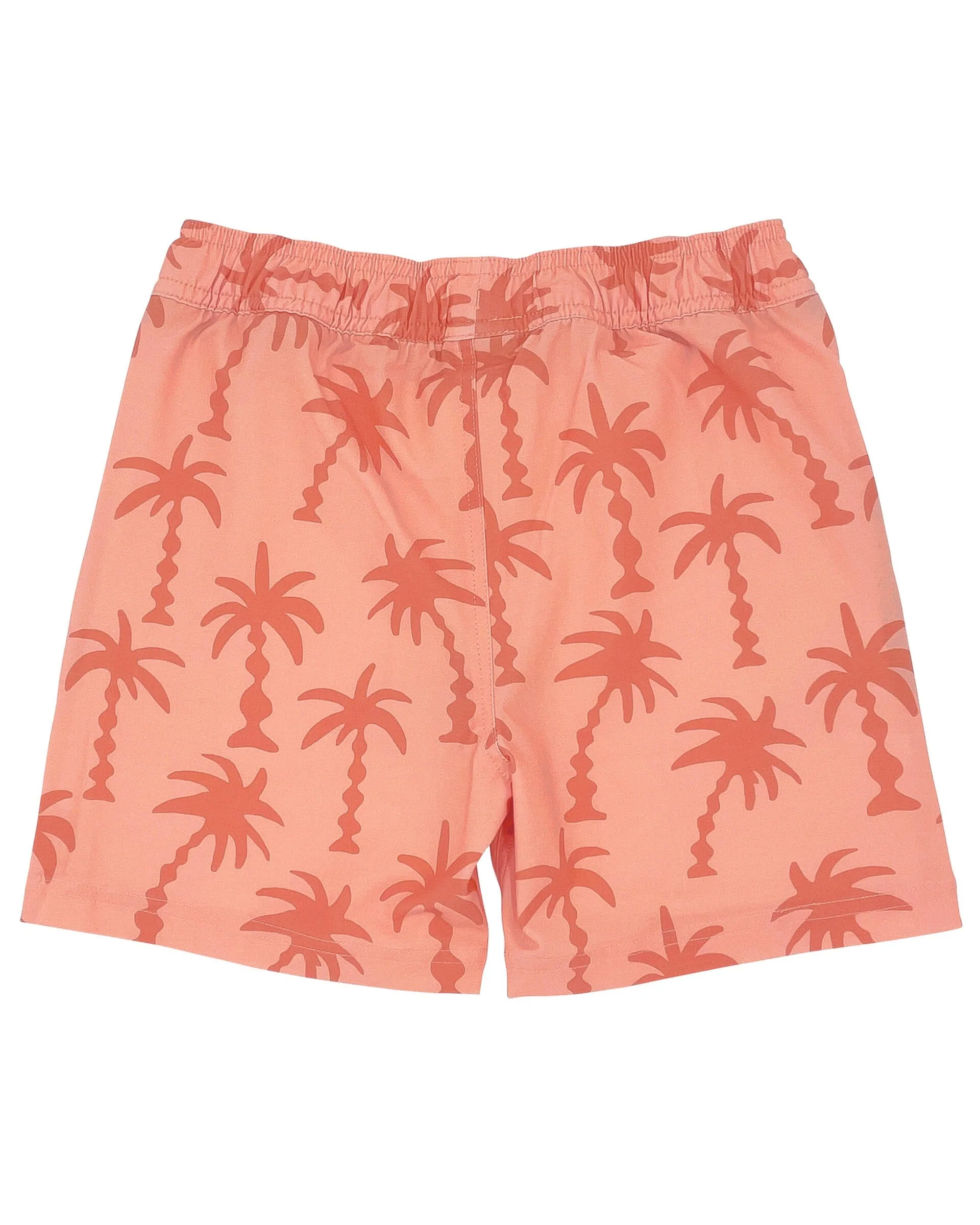 Feather 4 Arrow Wavy Palm Volley Trunk - Papaya