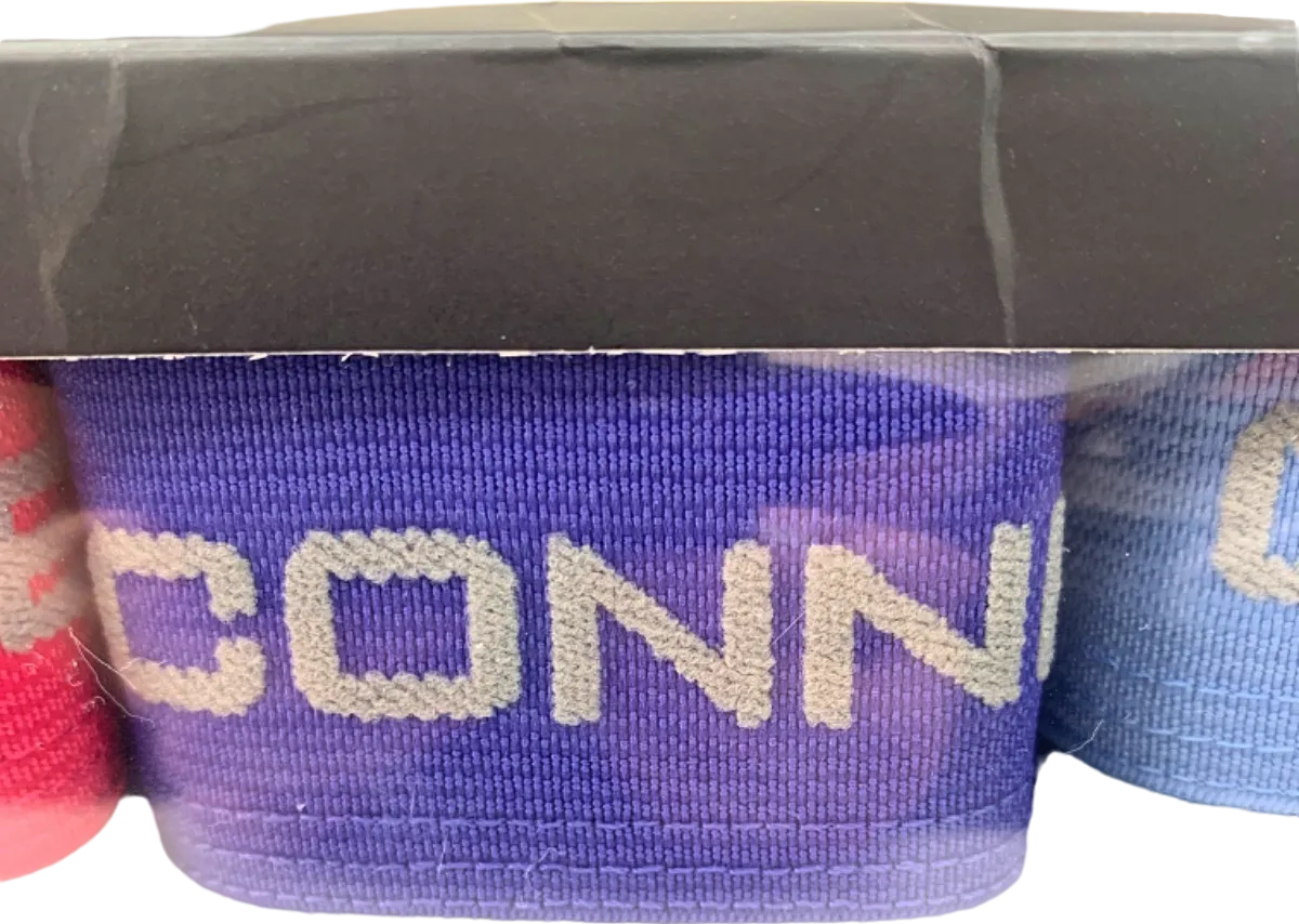 French Connection Multi 3 Pack Boxer Trunks UK Small