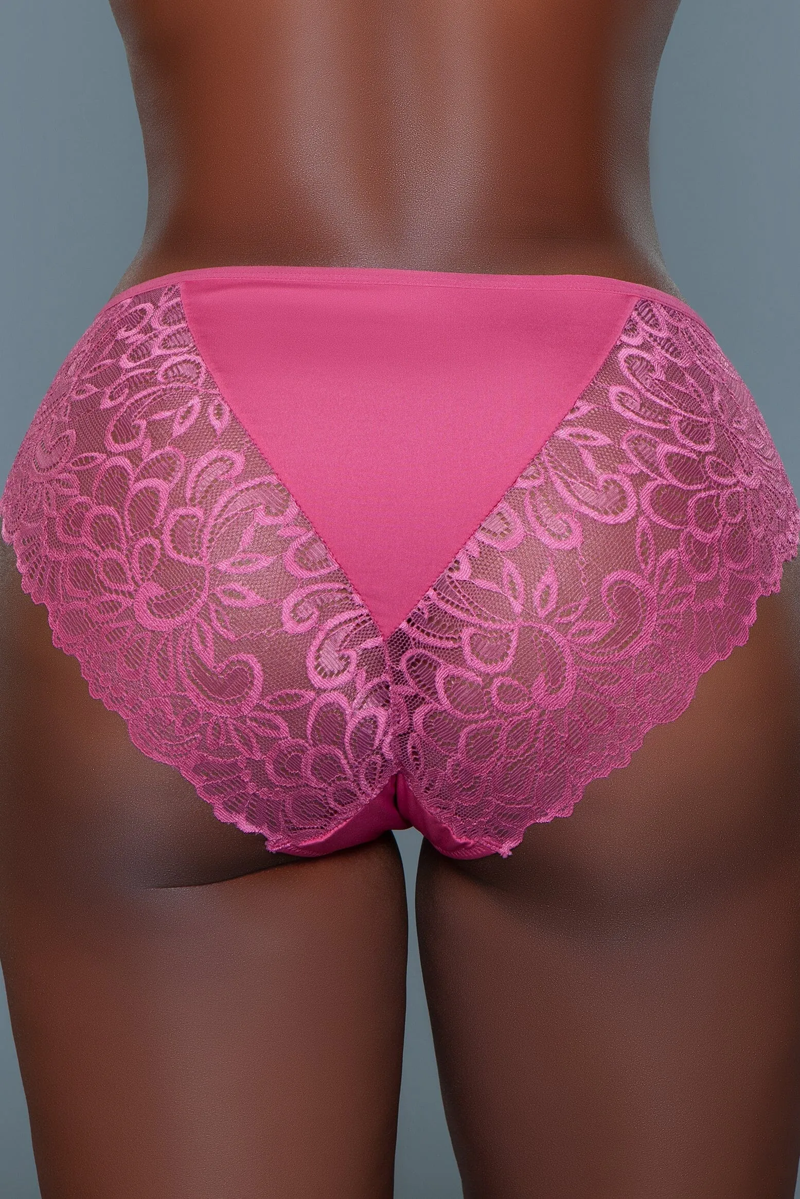 High Rise Panties With Bow Detail