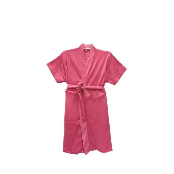 Kids Bathrobe Pure Cotton Baby Bathrobe Pink Bathrobe For Girls