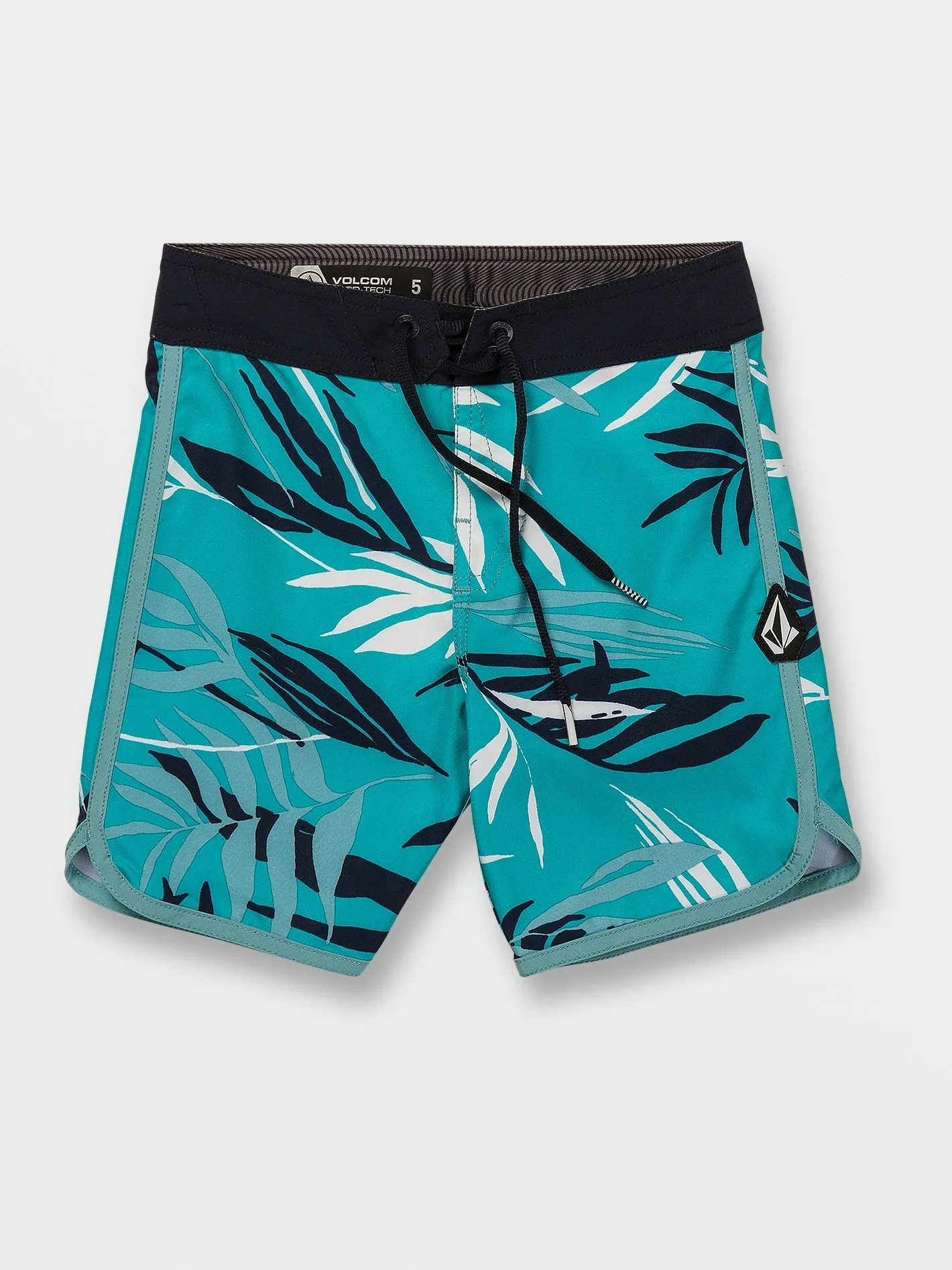 Little Boys Bleeding Leaf Mod-Tech Trunks - Black