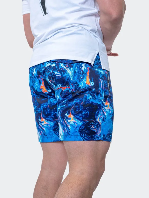 Maceoo Swim | Swim Lion Marbled Blue