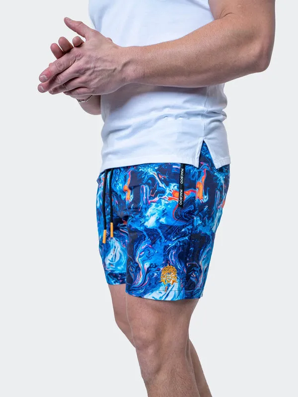 Maceoo Swim | Swim Lion Marbled Blue