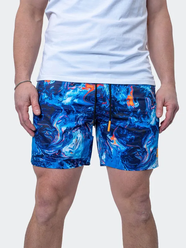 Maceoo Swim | Swim Lion Marbled Blue