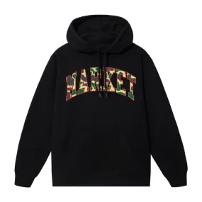 Market Reverse Duck Camo Hoodie (Black)