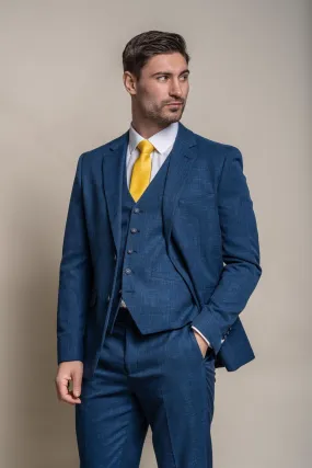 Miami Blue Three Piece Suit