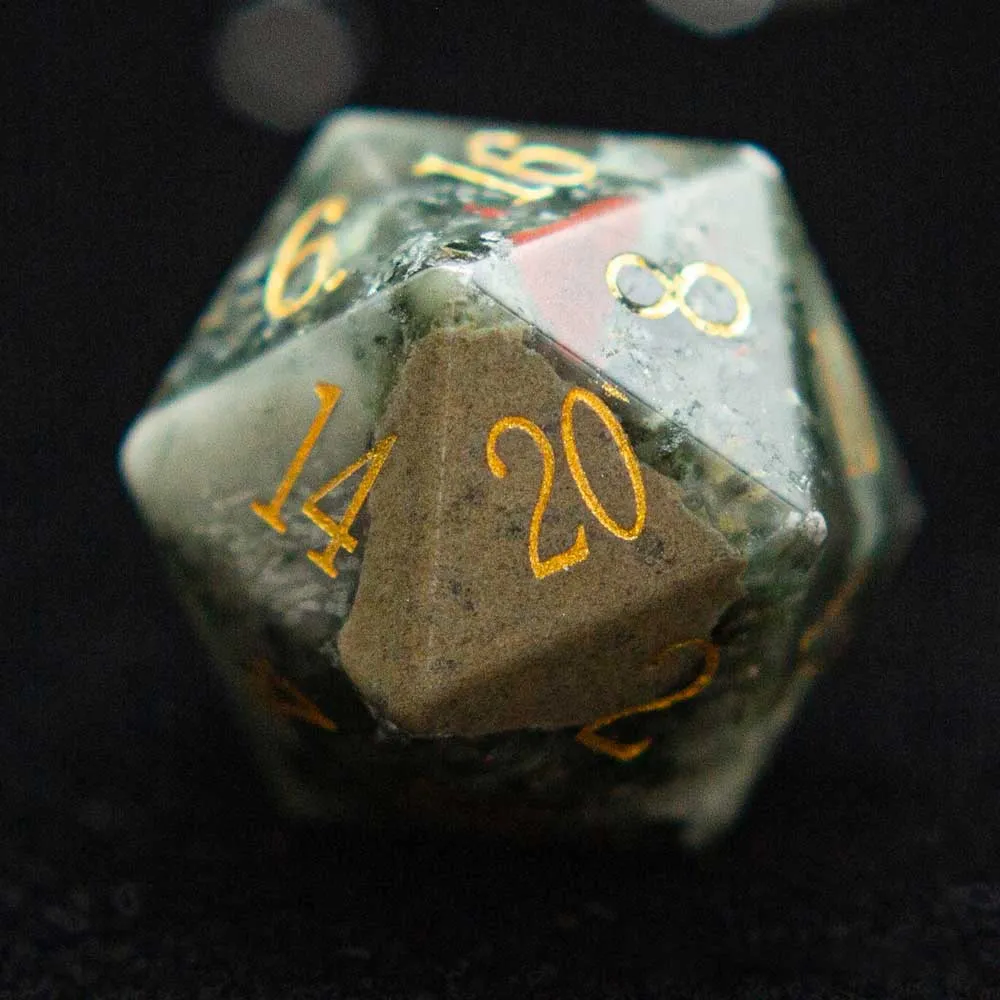 Mystic Gemstone Polyhedral Dice Sets