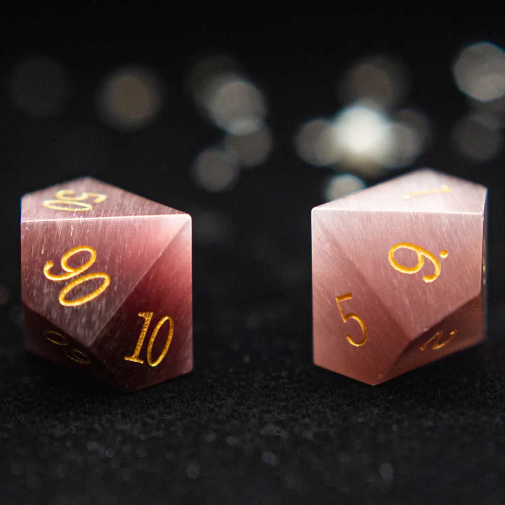 Mystic Gemstone Polyhedral Dice Sets