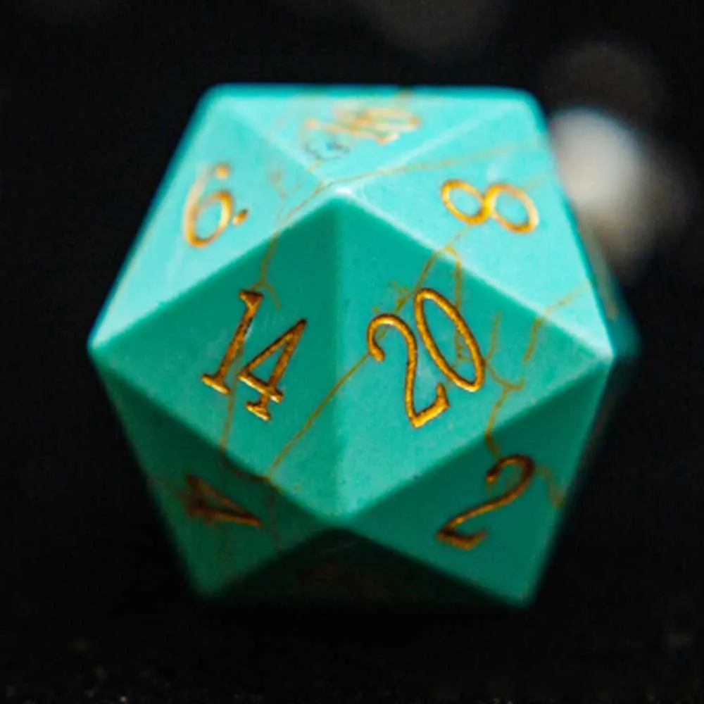 Mystic Gemstone Polyhedral Dice Sets