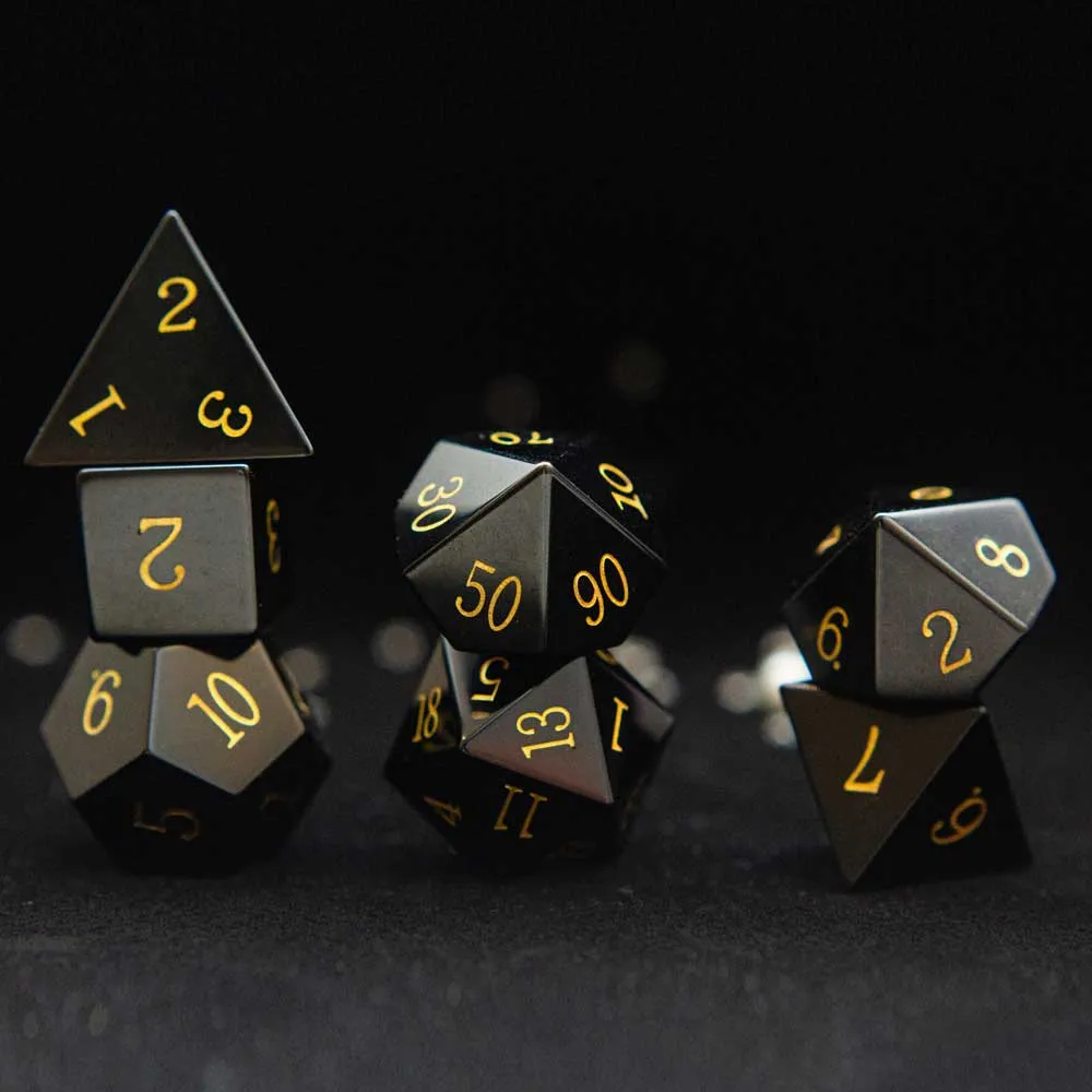 Mystic Gemstone Polyhedral Dice Sets