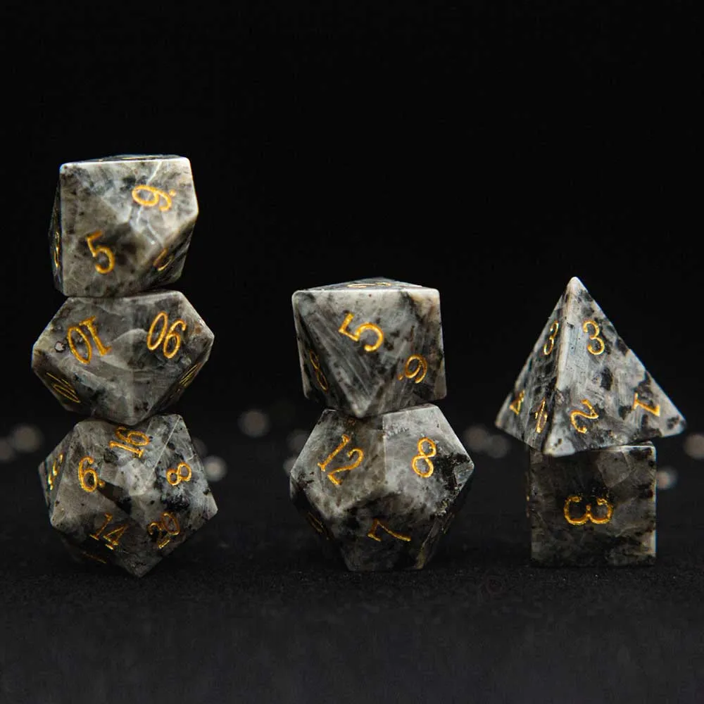 Mystic Gemstone Polyhedral Dice Sets