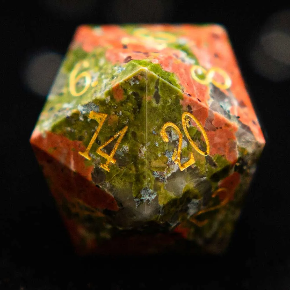 Mystic Gemstone Polyhedral Dice Sets