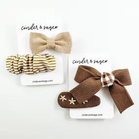 “Nina” Bow & Barrette Sets