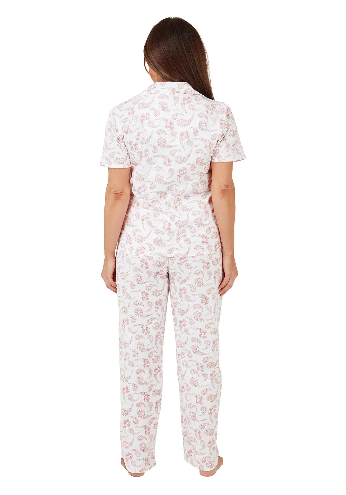 Paisely Cotton Pyjama 100% cotton - Pink