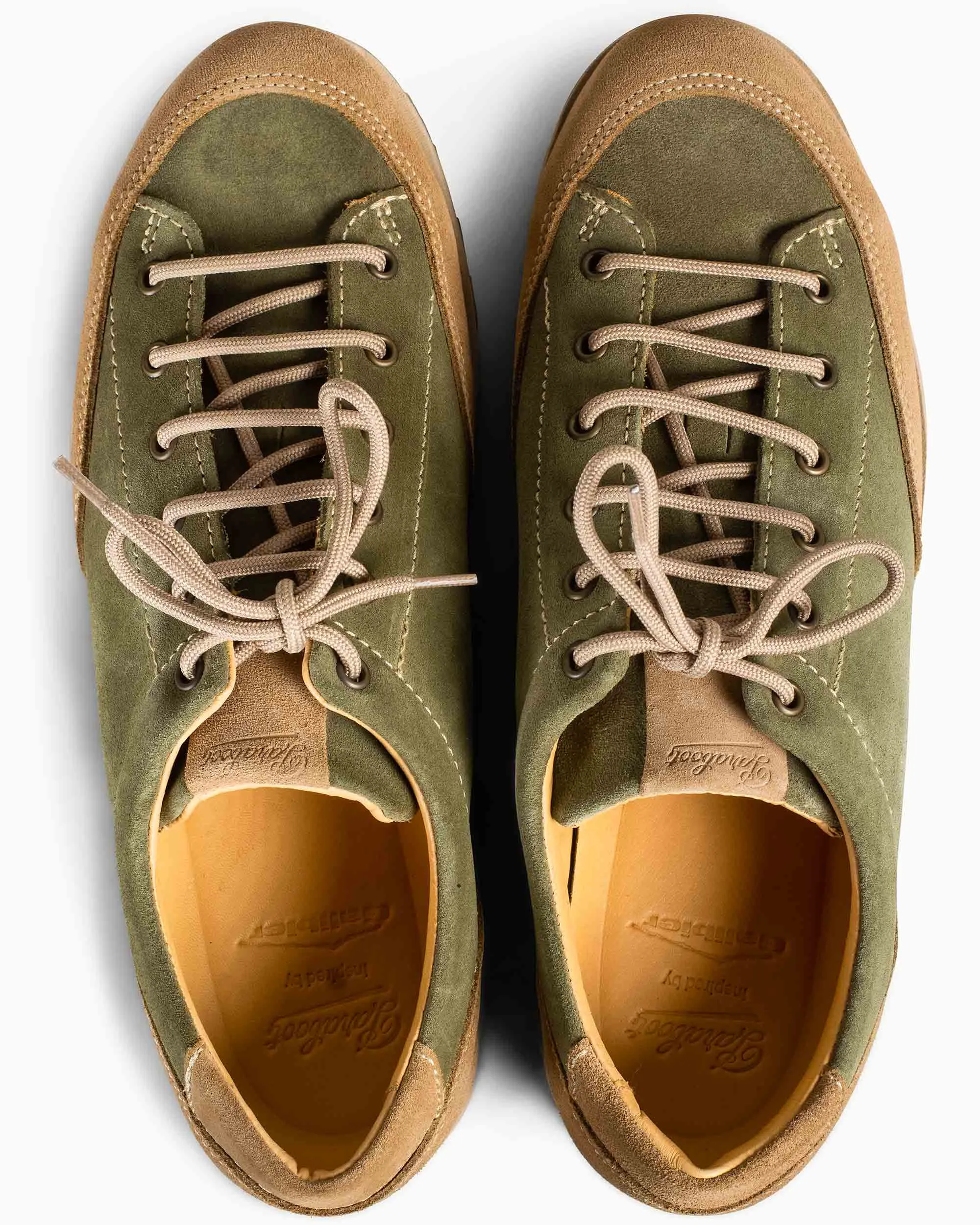 Paraboot Montana Velours Olive/Beige