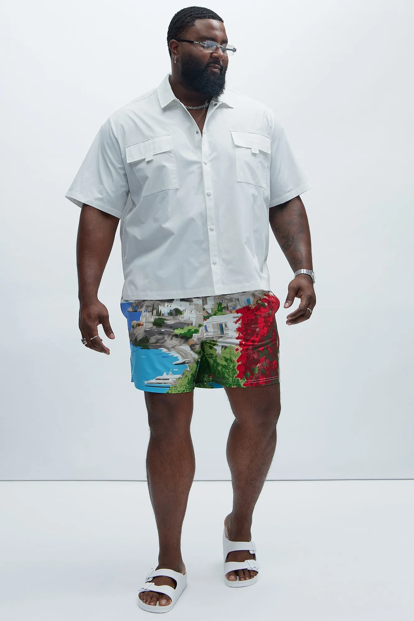 Plato Resort Swim Trunks - Multi Color