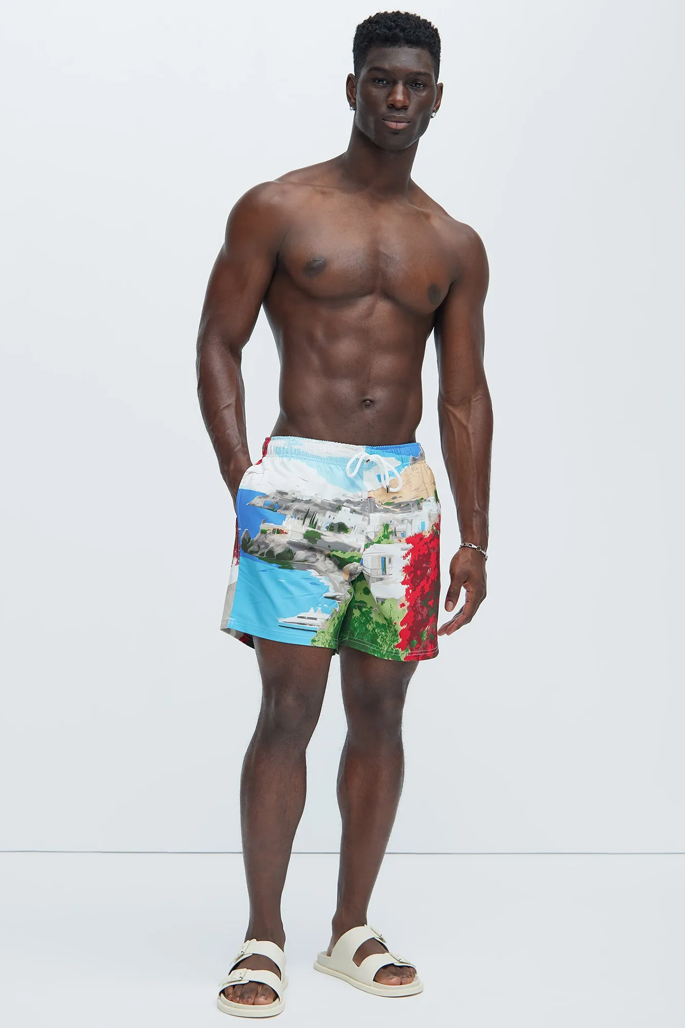 Plato Resort Swim Trunks - Multi Color