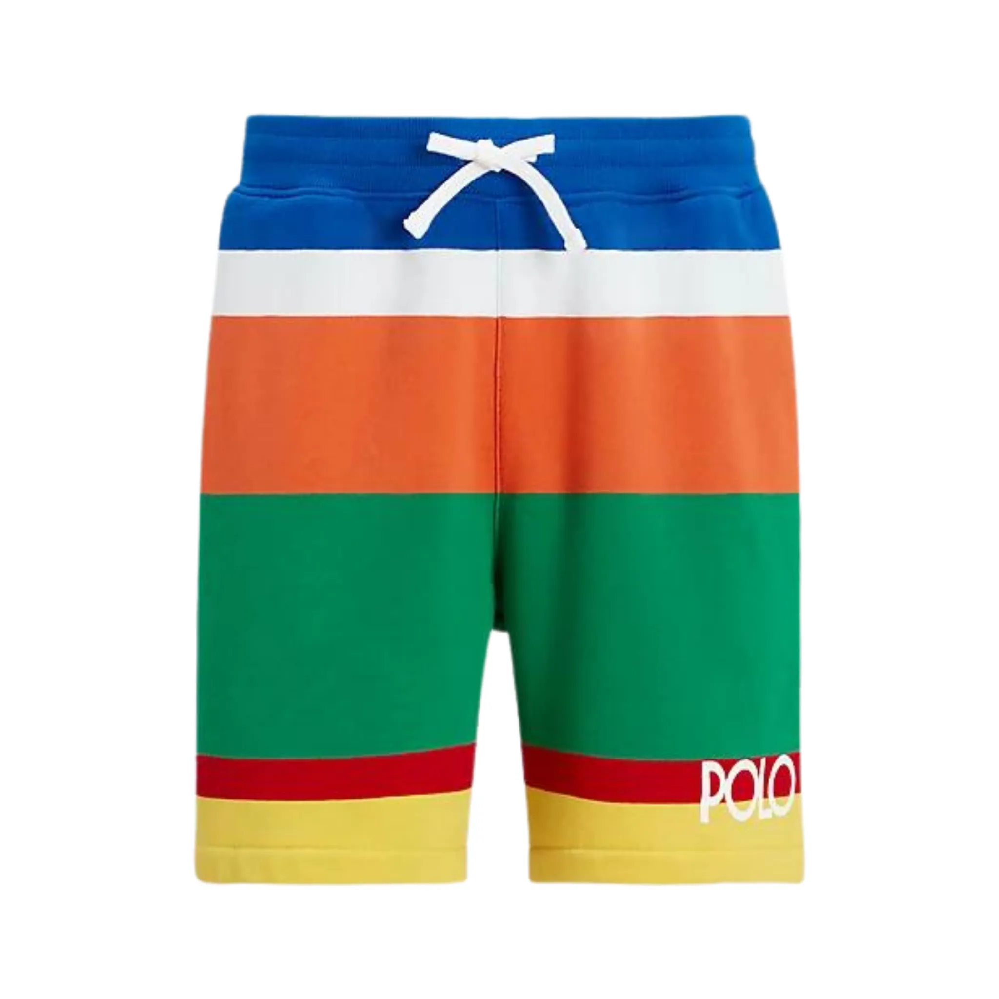 Polo Ralph Lauren 6-inch Logo Striped Fleece Shorts (Multi)