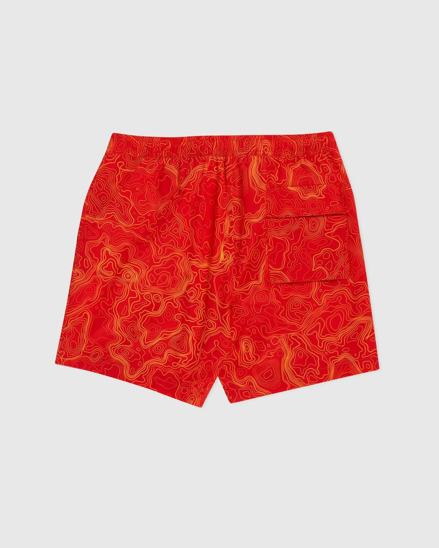 Psycho Bunny Mens Dixon Swim Trunks - Neon Creamsicle