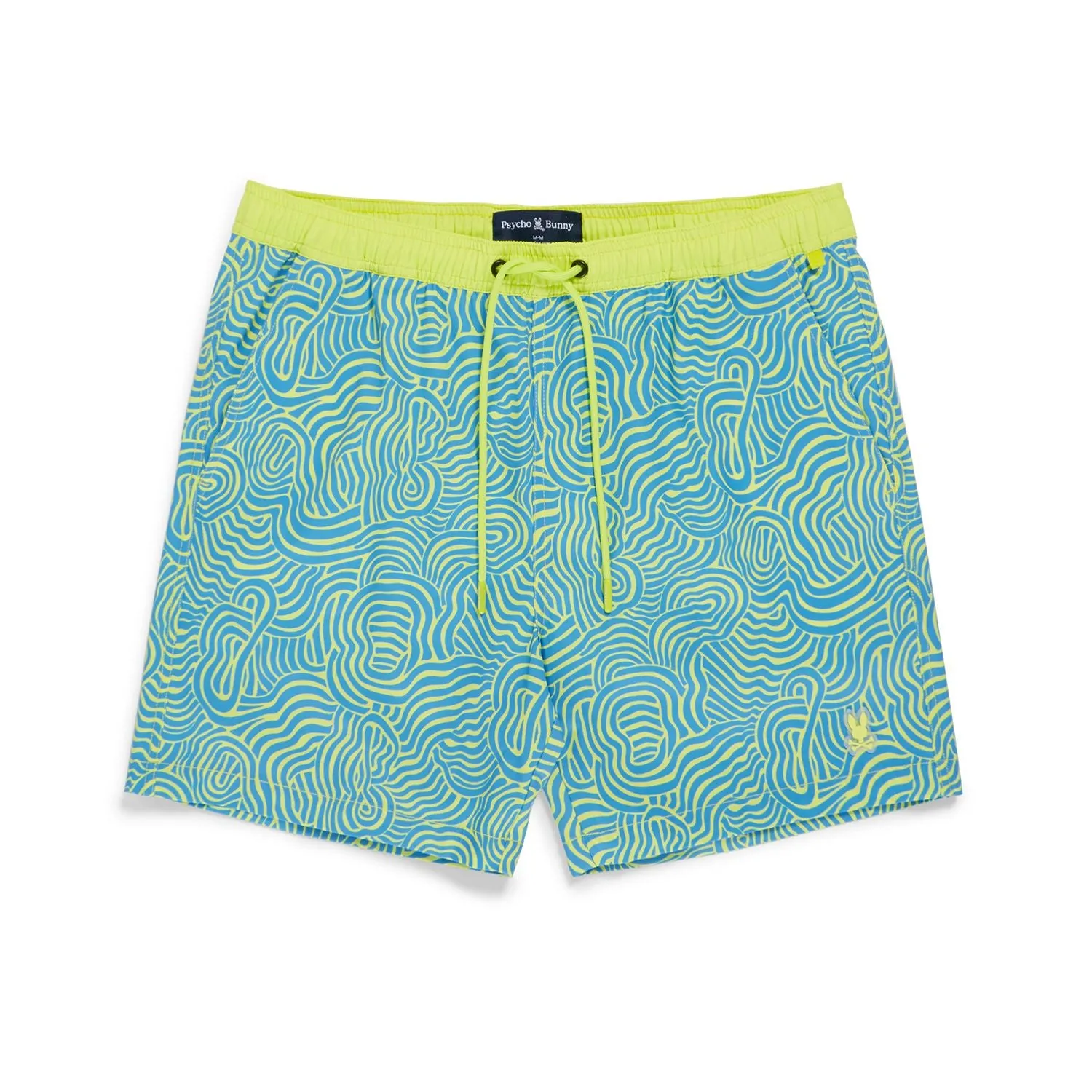 Psycho Bunny Mens Verona Swim Trunks - Marina